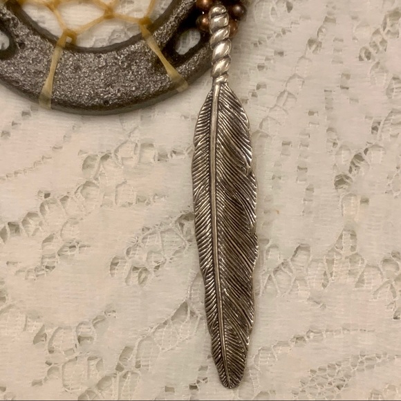 The Lucky Horse Shiloh Horse Rescue Beaded Feather Horseshoe Dreamcatcher Decor - Picture 5 of 9